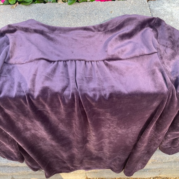 PURE JILL CRUSHED VELOUR DRESS - Picture 9 of 9